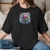Maglietta Unisex Geometry Dash Runner T-Shirt Unisexs 100% Cotone Fantastica T-Shirt Girocollo Geometrica Dash Maglietta Top Idea Regalo