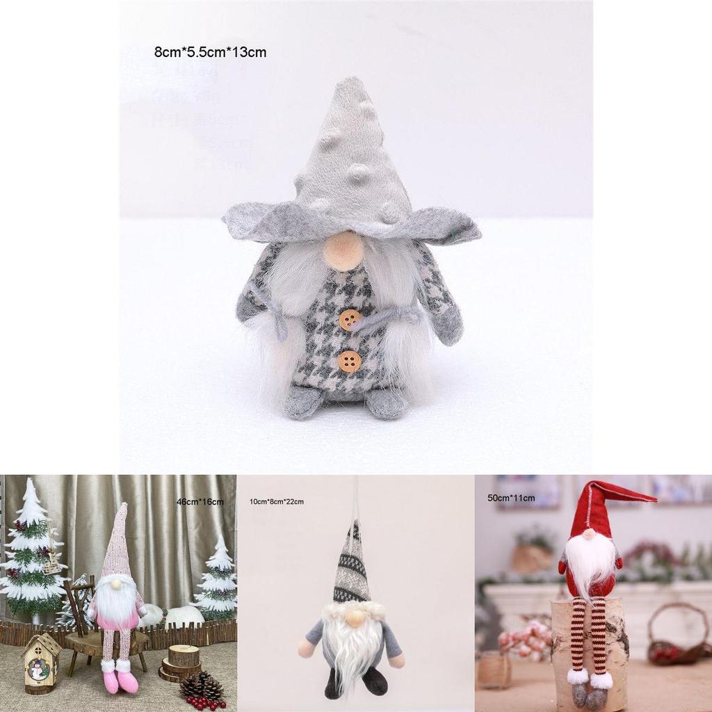 Charming Faceless Doll Christmas Decorations For Delightful Home Ornamentation