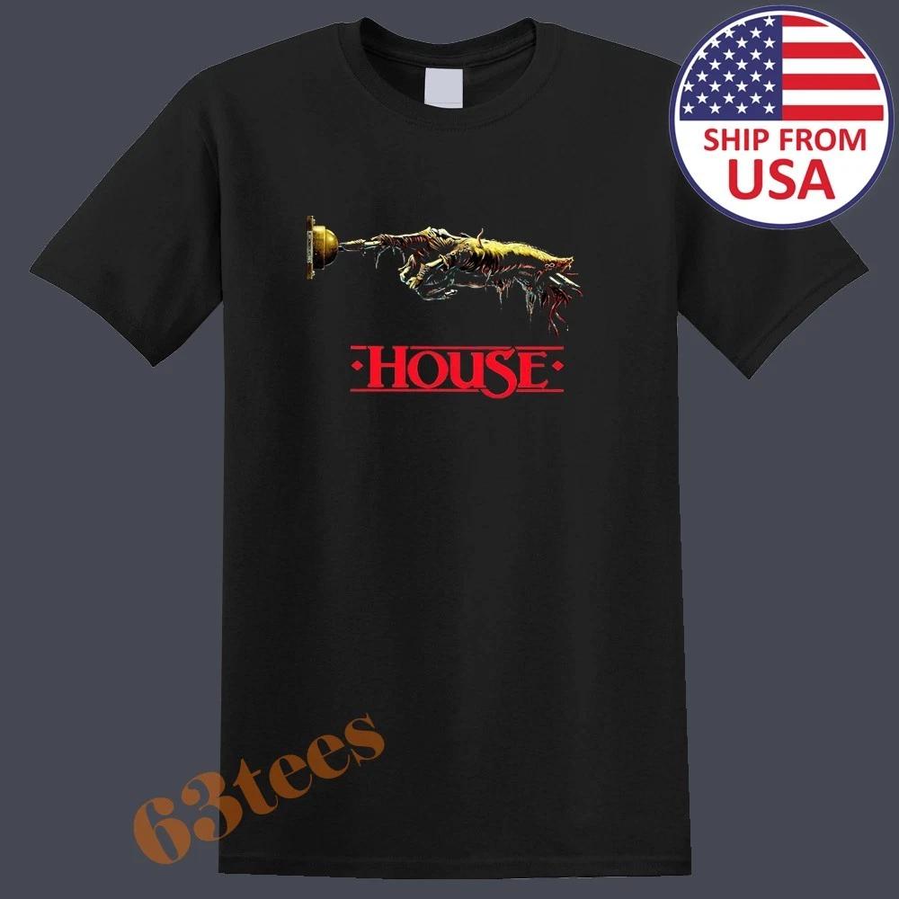House Movie Horror Men s Black Size S to 5XL 4XL