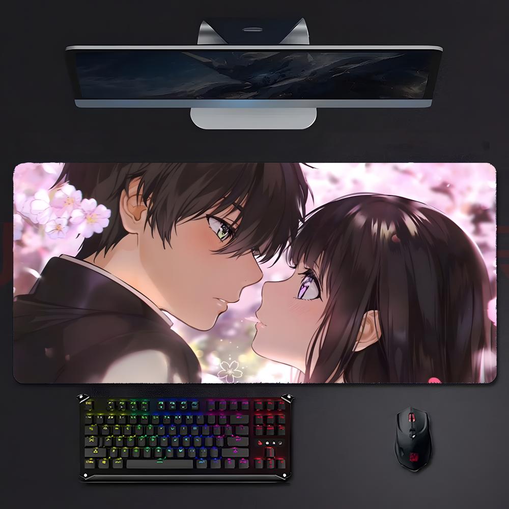 Quiet Smart Anime HHyouka Mouse Pad Mousepad Large Gaming Lockedge Thickened Pc Table Desk Mat