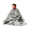 Portable Emergency Survival Thermal Blanket for Outdoor Use
