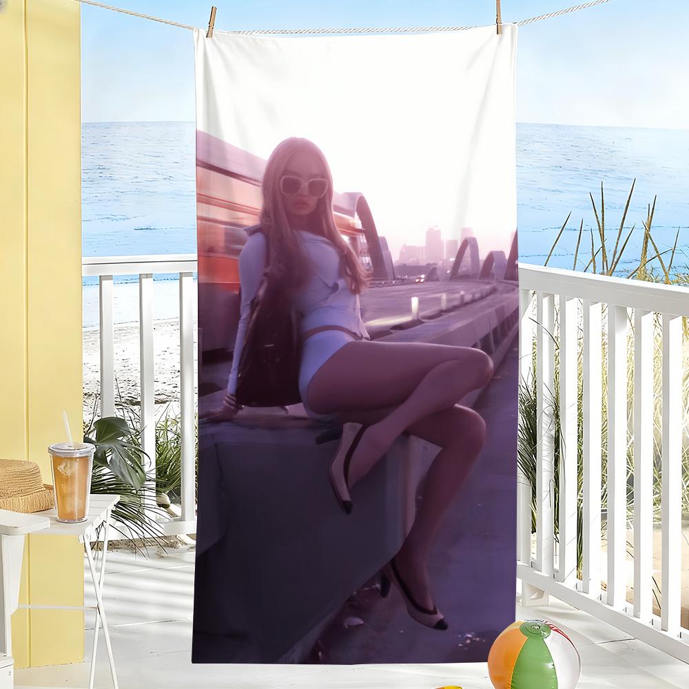 Singer Kim P-Petras Need For Speed Towel Soft Pool Gift For Travel Gym Shower Camping Quick Dry Sports Large Beach Towels