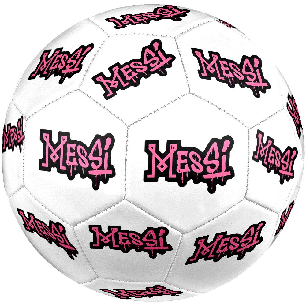Farbenfrohes Messi-Logo-Design Größe 5 Fußball Maschinengenäht Indoor/Outdoor Training und Spiele für Fußballzubehör