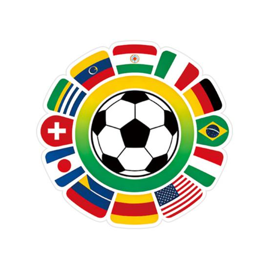 

Soccer Graffiti Sticker for Car Decorative Vinyl Decal for Laptop Luggage Waterproof Sporty Pattern Stickers for Vehicle Bumper Football