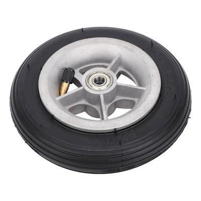 6x1 1 4 Roller-Rad 150mm Verdicktes Gummi Stoßfest 4 Zoll Aluminiumlegierungsnabe Luftreifen für Roller