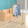 Mobile Clothes Rack with Wheels, Free Standing Garment Rack with Capacity 100lbs, Home Rolling Coat Rack for Closet Organization