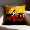 D-Dead P-Poets S-Society Pillow Case Print Polyester Fiber 40X40 cm Home Sofa Throw Cushion Cover Decoration