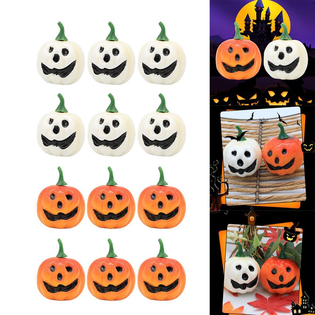 12 Pieces Pumpkins Fall Harvest Decor Prop for Party Ornament