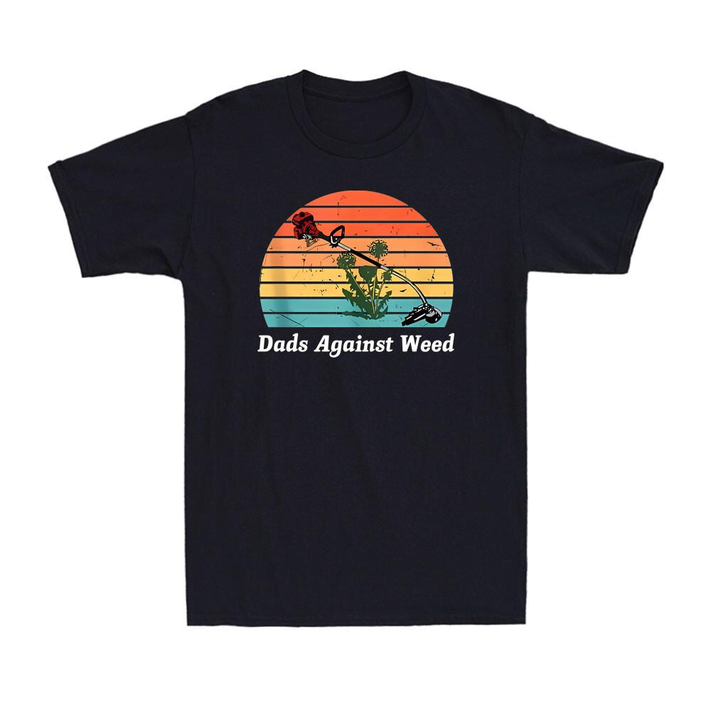 Dad s Against Weed Funny Gardening Lawn Mowing Weed Whacker Lawn Men s T-Shirt S разноцветный