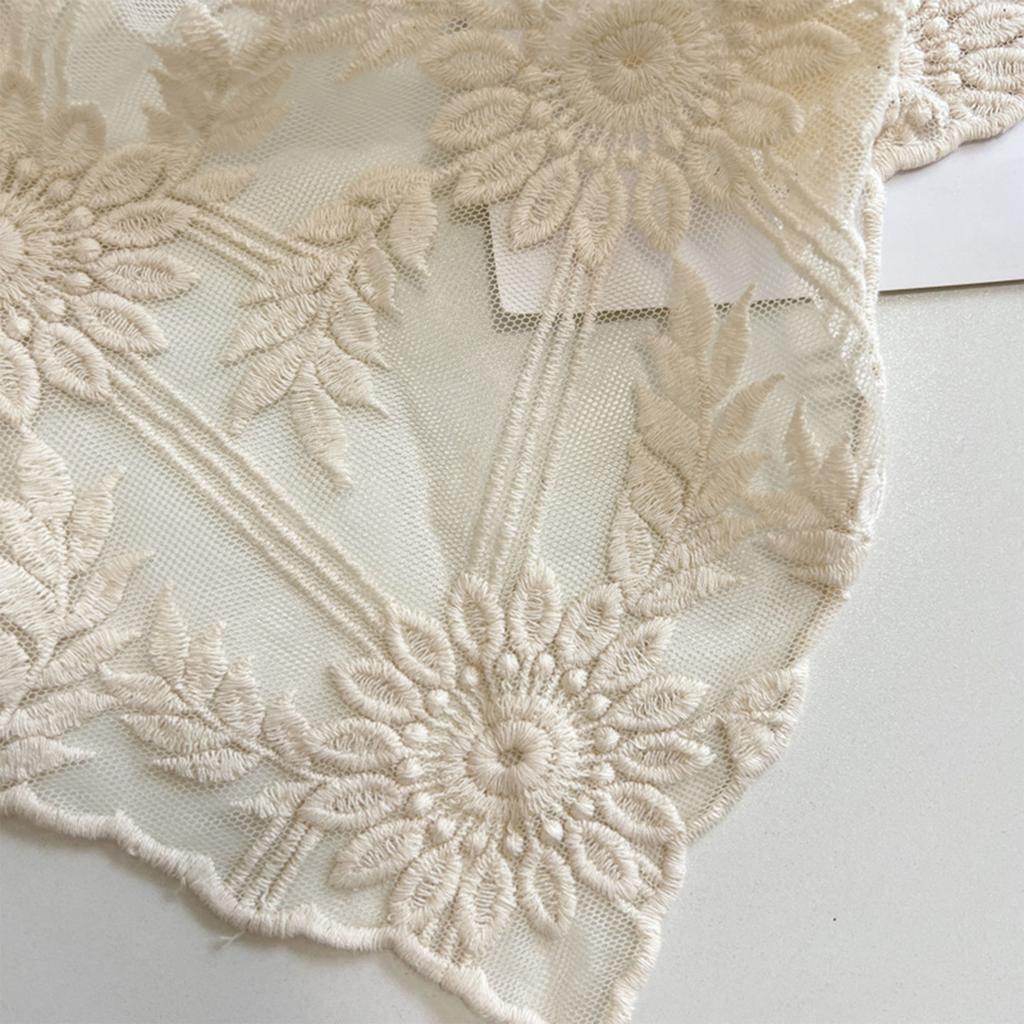 Elegant French Farm Style Lace Triangular Headscarf Stylish Scarf Head Wrap Korean Fashion Hair Band for Women and Girls