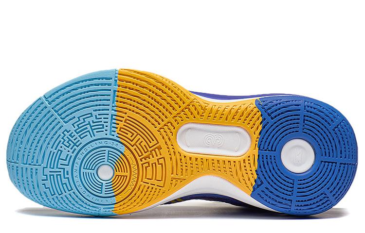 Li Ning YOUNG Avant Garde Ling TEAM 3.0 Cushioning Breathable Support Rebound Mid top Children's Basketball Shoes YKBT026-7