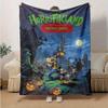 1pc, Disney's Horrifikland: Mickey Mouse Blanket, Soft Flannel Throw for Your Living Room, Bedroom, or Outdoor, Perfect Gift Idea
