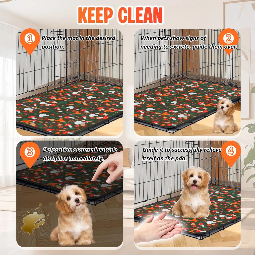 2Pcs Guinea Pig hamster Cage Liner Pee Pad Washable Waterproof Chastity Cage Urinary Pad Pets Small Animals bed cover Diaper Pad