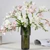 Realistic Simulation PU Freesia Flower With Bendable Iron Wire Stems Artificial Flower for Wedding Party Decoration