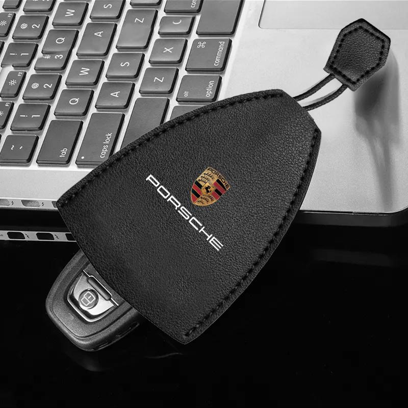 1Pcs Car Key Protection Shell Bag Car Key Case Cover Car Keychain For Porsche Boxster Cayenne Panamera Macan Cayman 911 918 996 917