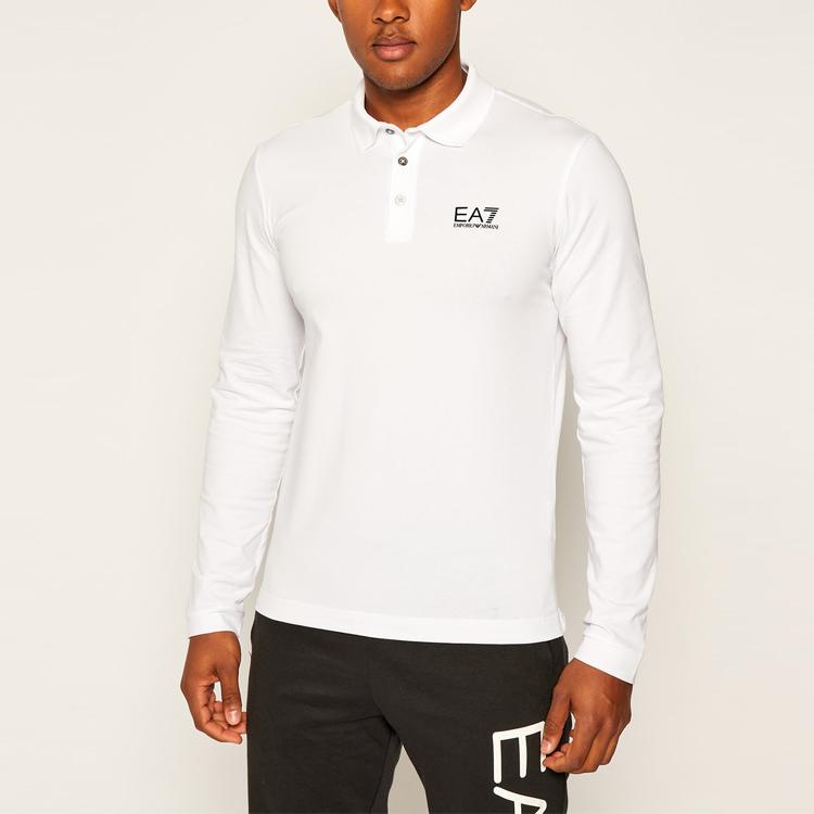 Emporio Armani EA7 Polo Shirt Men's White 8NPF05-PJM5Z-1100