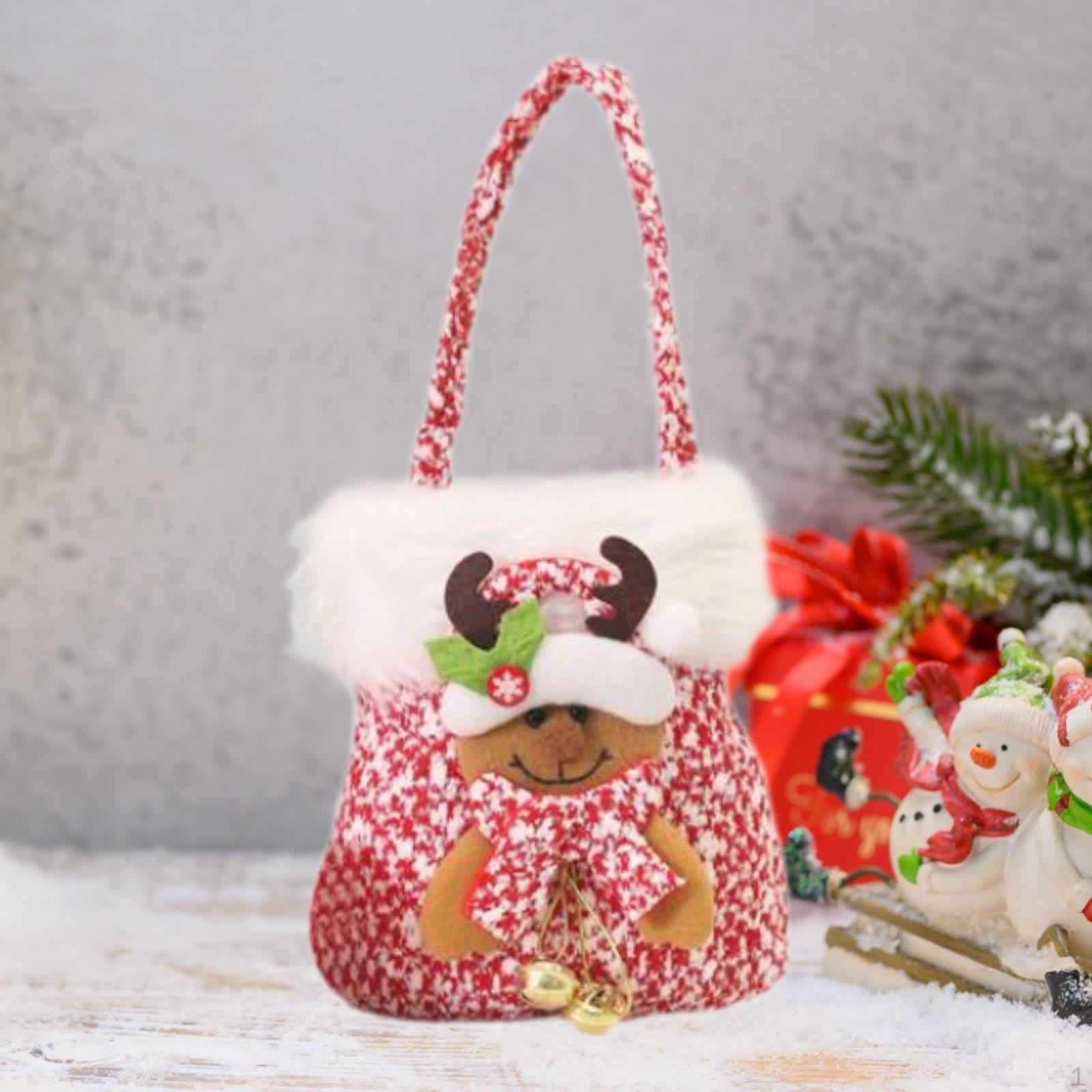 

Кукла Рождественский Подарочный Мешок Яблоко Чулок Наполнитель Портативный Декор Конфеты