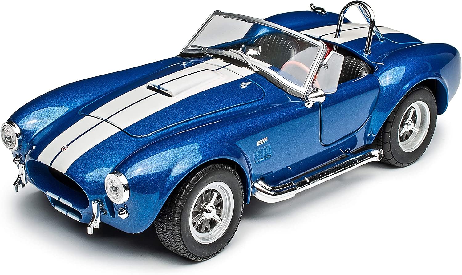 WELLY Ford 1965 Shelby Cobra 427 SC Blue Diecast Miniature Car Finished Model 24002W BL 1/24 / синий