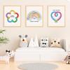Geyee 9 Pcs Classroom Breathing Posters Calming Corner Posters Mindfulness Therapy Office Decor Calm Down Supplies Feelings Chart for Kids