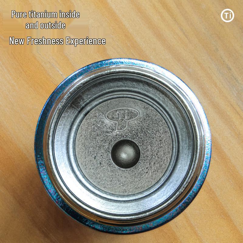 Hot Selling Mini Pure Titanium Thermos Cup - Portable Pocket-Sized Drinking Cup for Outdoor, Car, Office Use