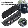 2pcs Car Rearview Mirror Rain Eyebrow Sun Shade Cover Protector For Hyundai N Line Sonata Azera Coupe SantaFe Genesis Accent XX31