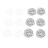 50pcs Paper Clips Cute  Shaped Decorative Metal Paperclips with Storage Box for School Office