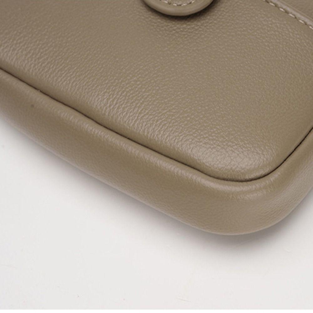 Solid Color Handheld Wallet Korean Style Small Item Bag Simple Zipper Coin Purse Outdoor