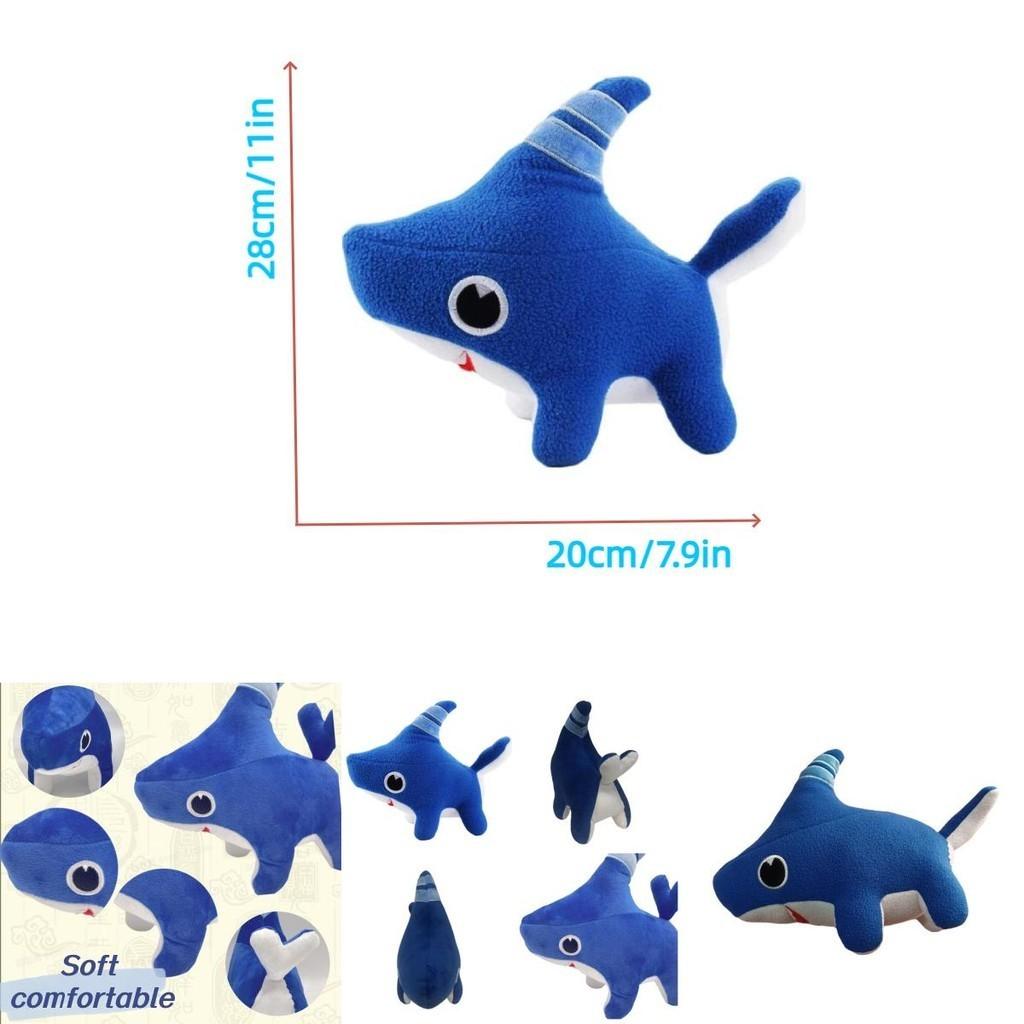 Adorable Stuffed Shark Dog Toy Soft And Cuddly For Children