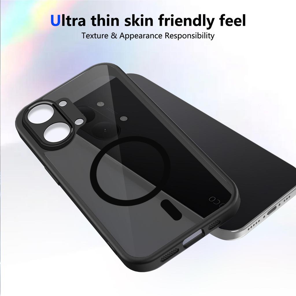 For Xiaomi POCO X8 Pro Max Case Hard PC Transparent Magnetic Wireless Charging Protective Back Cover For POCO X8Pro Max Shell
