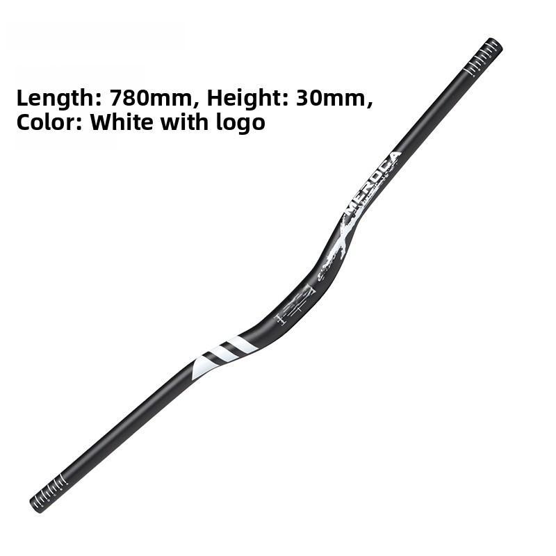 MEROCA Mountain Bike Handlebar 318MM Aluminum Alloy Bicycle Ultra-light Extended 780mm Small Swallow Handlebar Set