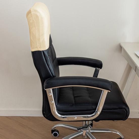 Potah opěradla kancelářské židle Elastický chránič opěradla Prachotěsný potah opěrky hlavy Chrání před skvrnami a opotřebením pro herní židli kancelářskou židli