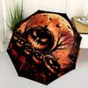 1pc Scary Pumpkin Automatic Opening and Closing Umbrella - Lightweight 3-Fold Design, Suitable for Fans, Travel, Daily Use - Official Product, In