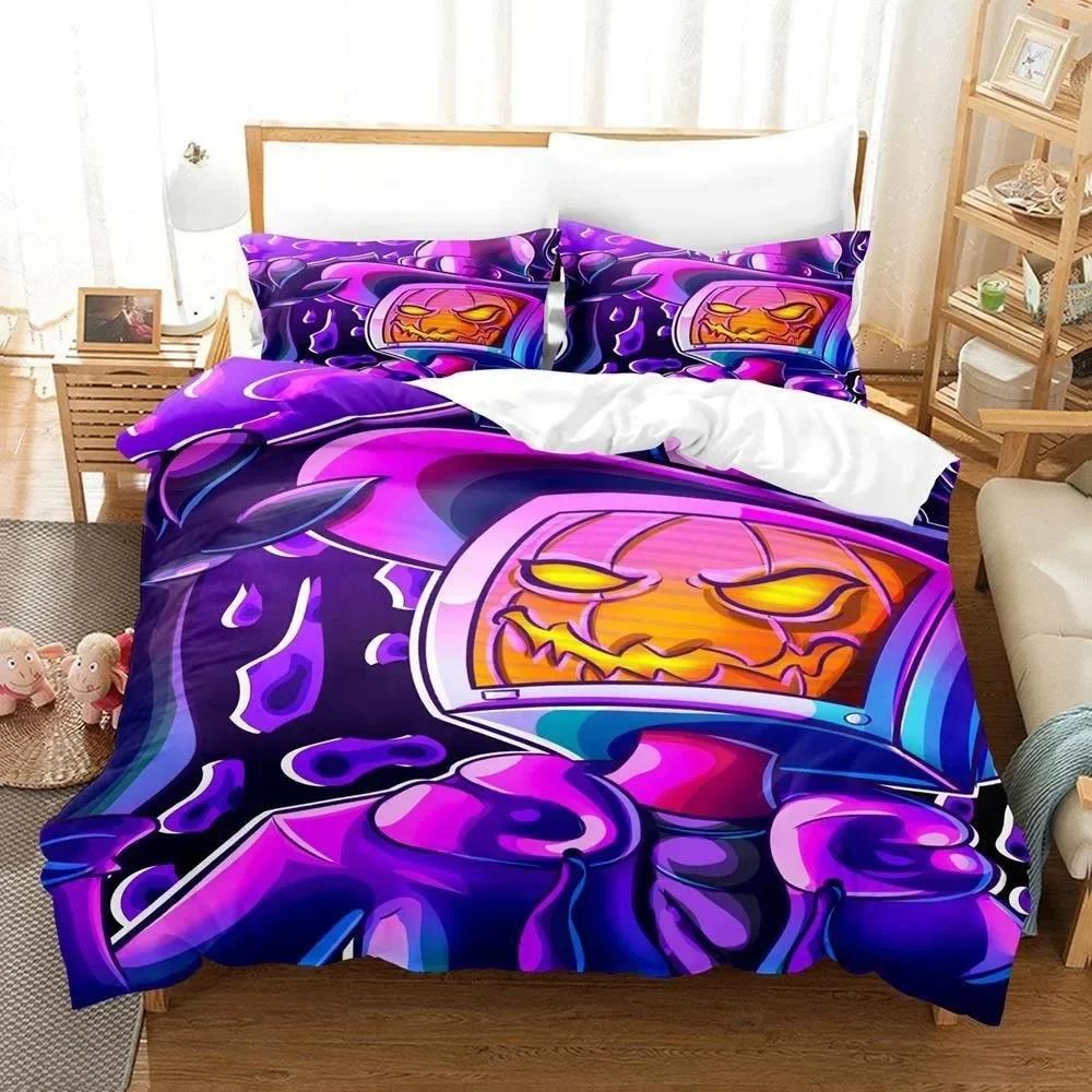 3D Anime Pyrocynical Bedding Set Single Twin Printed Bed Set With Pillowcase Bed Duvet Cover Single Double Queen Super King Size