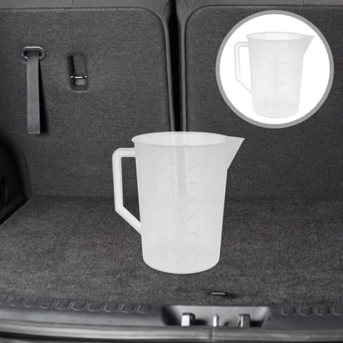 Cabilock Measuring Pitcher, 3000ml Plastic Measuring Cup, Large Measuring Pitcher, Beaker, Measuring Mug, Liquid Cup with Graduated Marks, Mixing Pitc