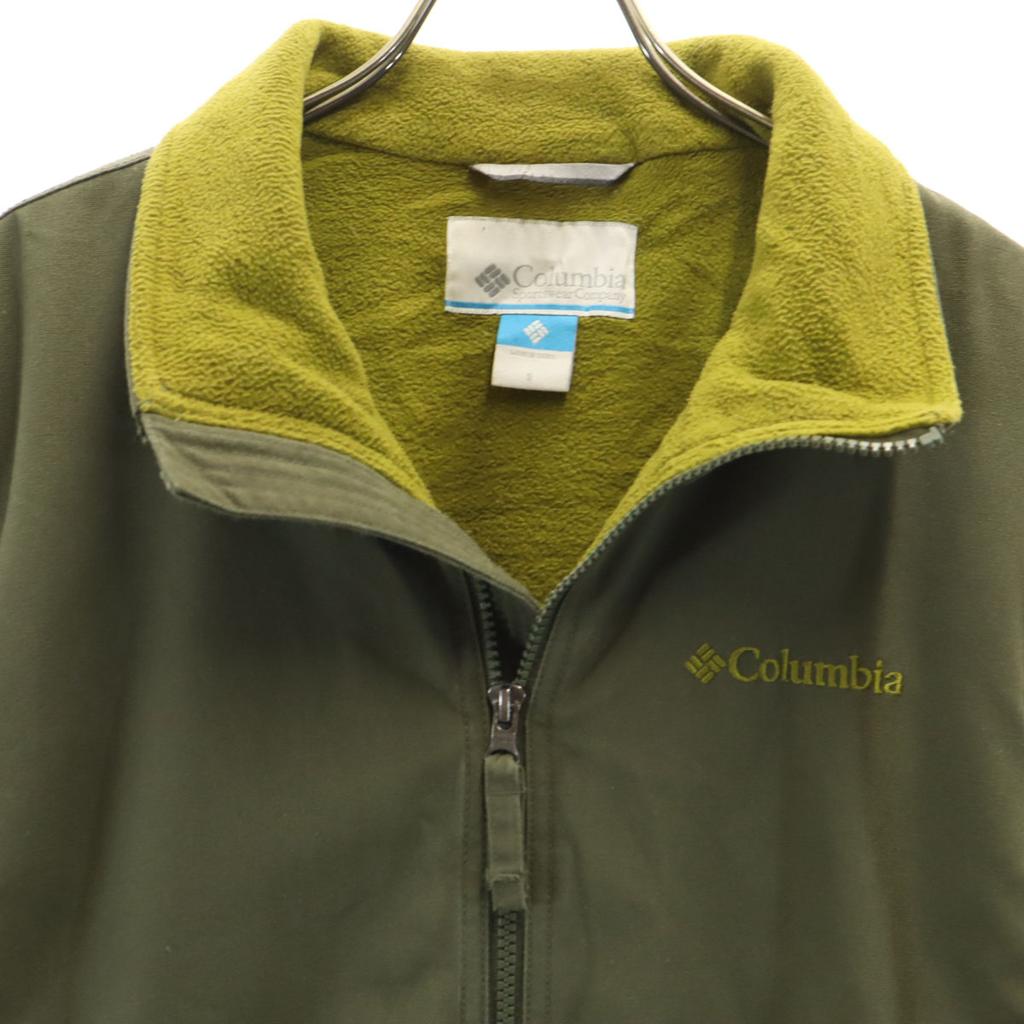 Columbia Jacke S Khaki Fleecegefüttert Outdoor Herren Gebraucht