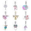 Hobbies Feather Fireworks Mask Charm Pendant Beaded Diy Jewelry Bracelet Accessories