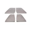 For BYD Han Ev Dm   Car Accessories Stainless Steel Four Door Horn Covers Are Decorated With Sequ