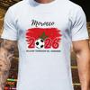 Unisex Aesthetic Casual T Shirt Morocco Atlas National Flag Soccer Culture Football Supporter F