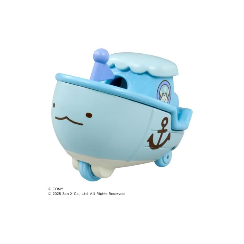 TAKARA TOMY Tomica Dream Tomica No. 167 Sumikkogurashi Dream Boat Lizard Miniature Car Toy for Ages 3 and Up