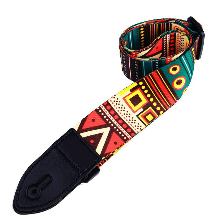 Guitar Strap, Bass Guitar Strap, Electric and Acoustic Guitar Shoulder Strap with Leather Ends, Best Gifts for Kids, Men & Women Guitarists
