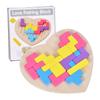 Spielzeug Pädagogisch Kreativ 3D Schreibtisch Puzzle Spiel Spaß Logik Tangram Geometrie Form Bausteine Brettspiel Gehirnjogging Kinder