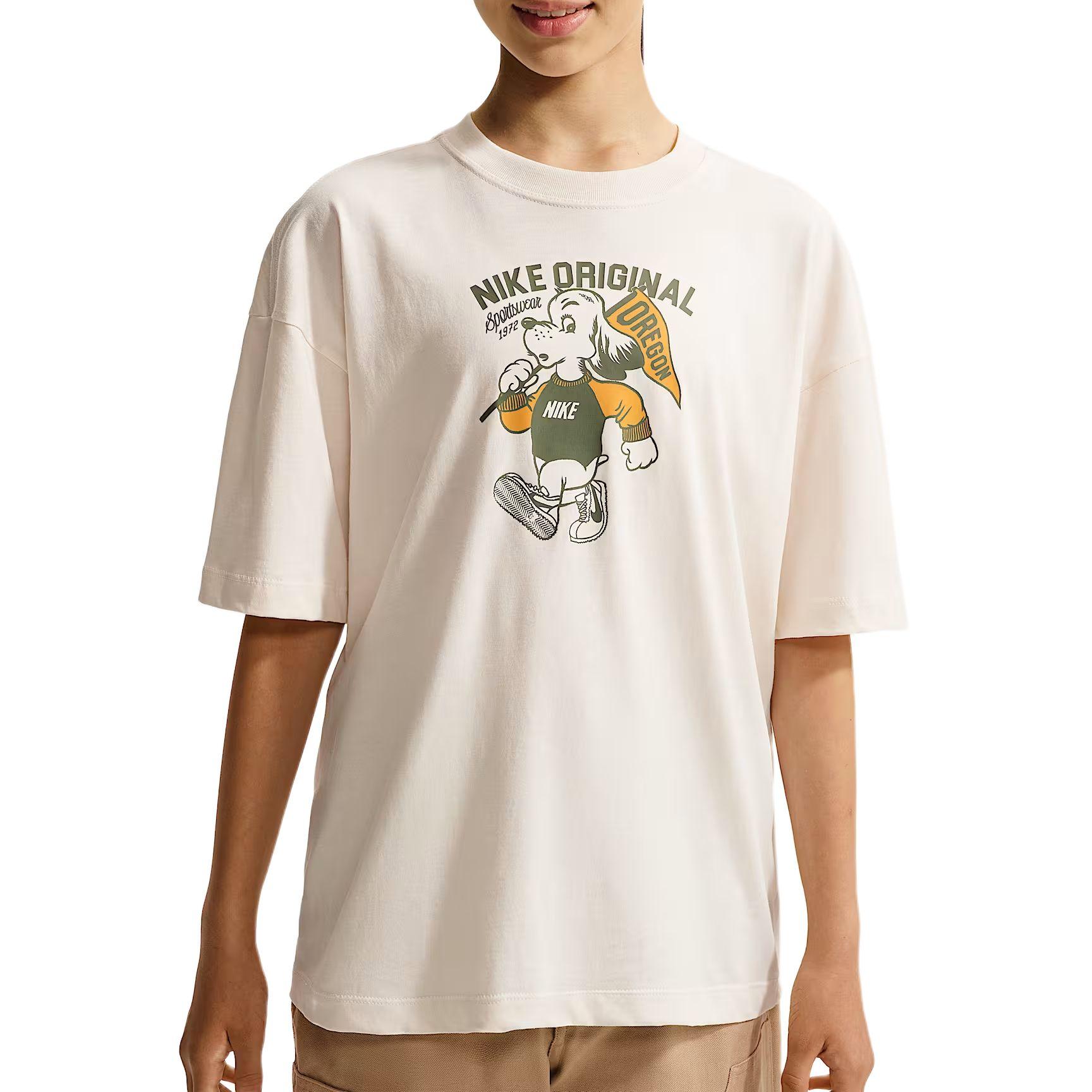 Nike Sportswear Casual Loose Cotton Short Sleeve T-Shirt Kids tops IO2032-103 L