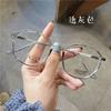 Transparent Anti Blue Light Computer Glasses Round Frame For Women And Men Optical Eyewear Blackout Glasses