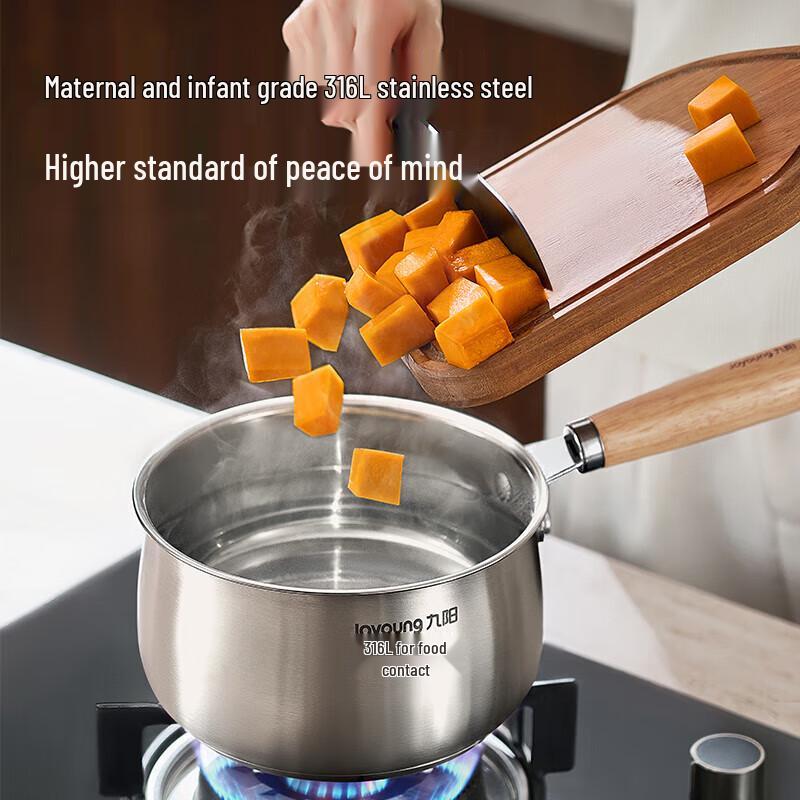 Joyoung 316L Stainless Steel Milk Pot with Steamer