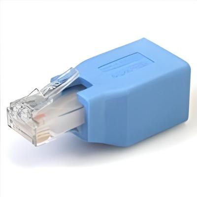 Rollover-Konsolenadapter - STARTECH - RJ45 Ethernet - 1 x RJ-45 Buchse - 1 x RJ-45 Stecker - Blau