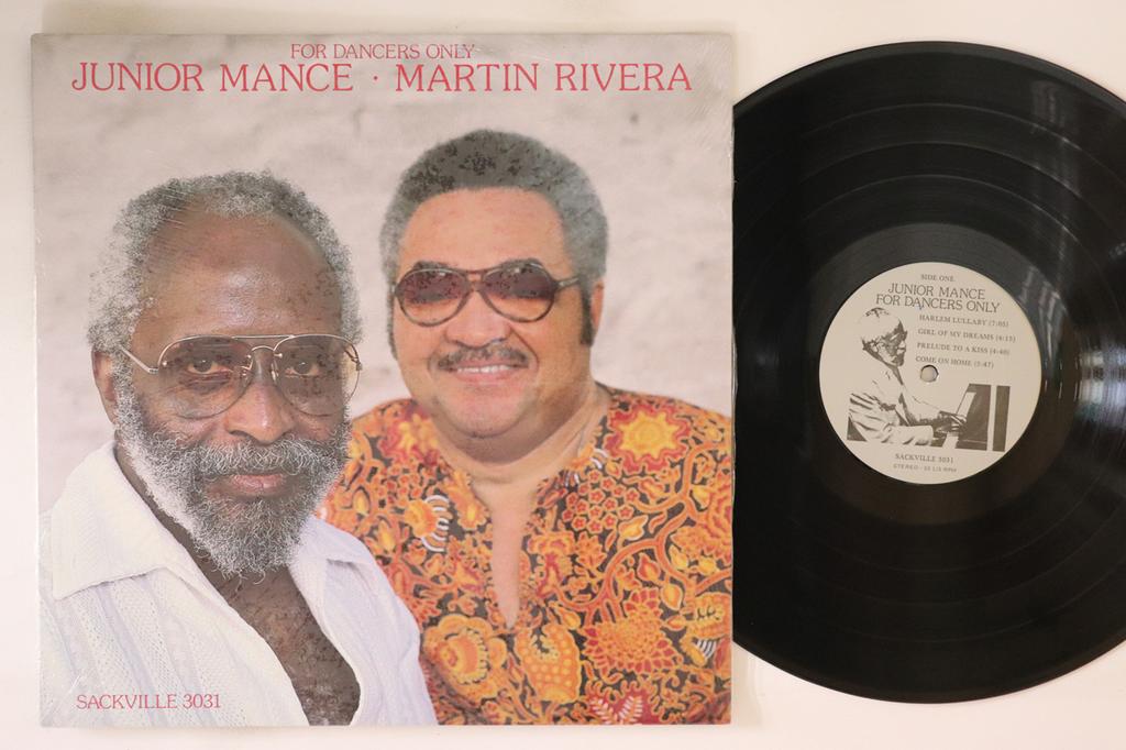 LP Record JUNIOR MANCE - For Dancers Only 3031 SACKVILLE RECOR 1983 Canada Jazz Used