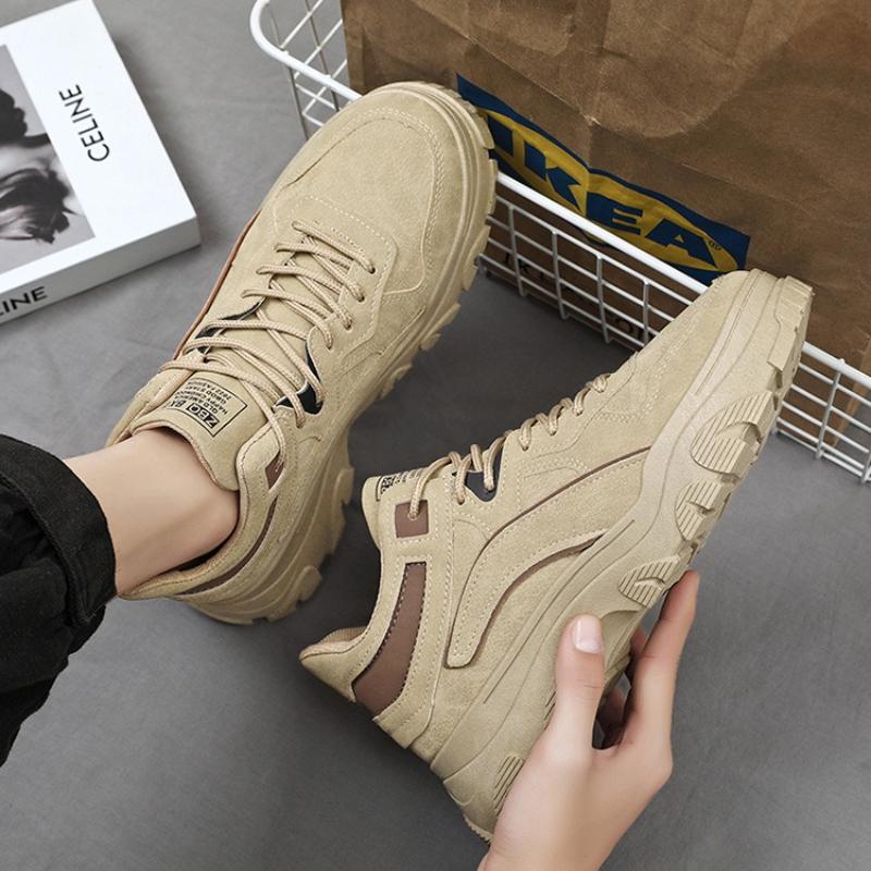 Brand Men Work Safety Shoes Platform Wear-resistant Breathable Tooling Boots Outdoor Walk Driving Sneakers Labor Insurance Shoes