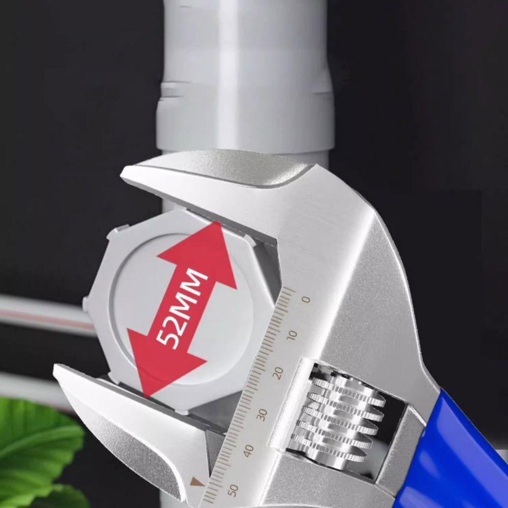 Ergonomic Design Adjustable Wrench Multi-Function Large Opening Wrench  Repair Tool