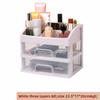 Desktop Drawer Style Cosmetics Storage Box, Jewelry Dressing Table Shelf, Transparent Sorting Plastic Display Storage Box