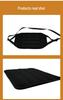 Compact Adjustable Foot Hammock for Travel and Rail